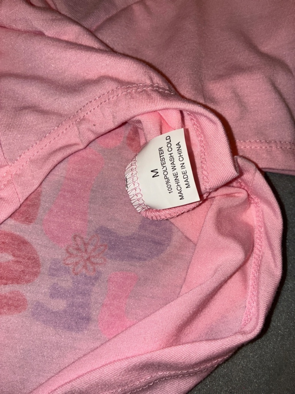 Love Like Jesus Pink Graphic Dog Tee Shirt - Picture 7 of 8
